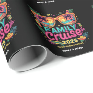 Family Cruise 2025 Making Memories Together Wrapping Paper