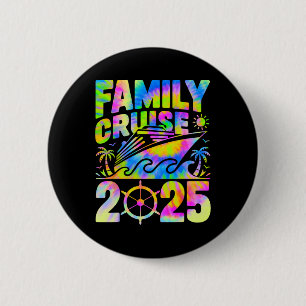 Family Cruise 2025 Matching Vacation 2025 Family C 6 Cm Round Badge