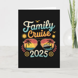 Family Cruise 2025 Matching Vacation 2025 Family C Card
