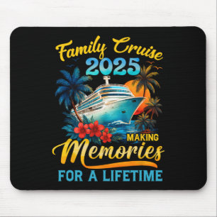 Family Cruise 2025 Summer Vacation Family Reunion Mouse Pad