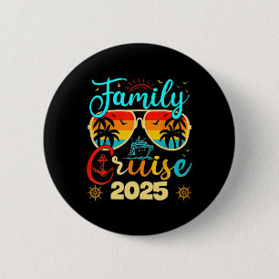Family Cruise 2025 Summer Vacation Matching 6 Cm Round Badge