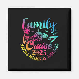Family Cruise 2025 Summer Vacation Matching Family Magnet