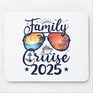 Family Cruise 2025 Summer Vacation Matching Family Mouse Pad
