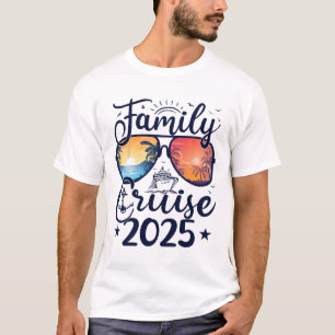 Family Cruise 2025 Summer Vacation Matching Family T-Shirt