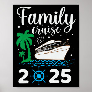 Family Cruise 2025 Summer Vacation Trip Matching M Poster
