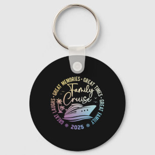 Family Cruise 2025 Vacation Trip Cruising Family M Key Ring