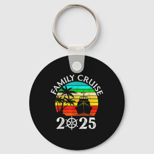Family Cruise 2025 Vacation Trip Cruising Family M Key Ring
