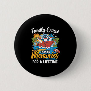 Family Cruise 2025 Vacation Trip Family Matching C 6 Cm Round Badge