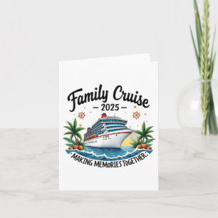 Family Cruise 2025 Vacation Trip Family Matching C Card