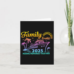 Family Cruise 2025 Vacation Trip Family Matching C Card