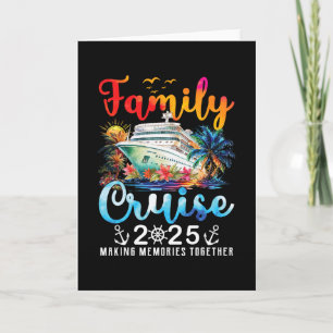Family Cruise 2025 Vacation Trip Family Matching C Card