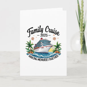 Family Cruise 2025 Vacation Trip Family Matching C Card