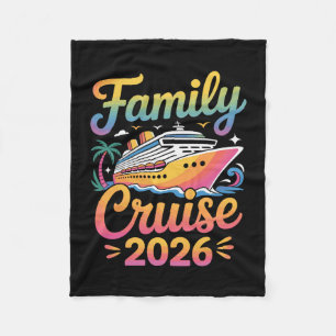 Family Cruise 2026 1  Fleece Blanket