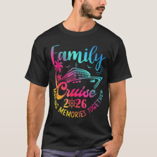 Family Cruise 2026 Colorfulropical Vacation For Ma T-Shirt