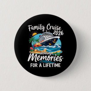 Family Cruise 2026 Family Cruise Vacation Summer 6 Cm Round Badge