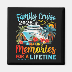 Family Cruise 2026 Family Cruise Vacation Summer Magnet