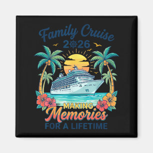 Family Cruise 2026 Family Cruise Vacation Summer Magnet