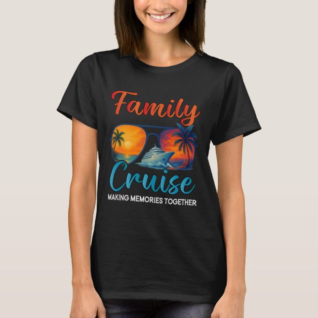 Family Cruise 2026 Family Matching Cruise Ship Vac T-Shirt (Front)