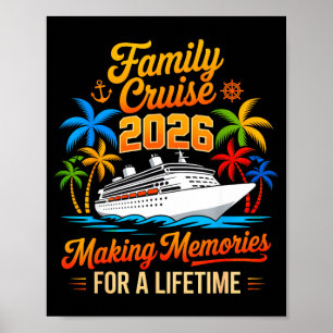 Family Cruise 2026 Family Matching Cruise Squad Poster