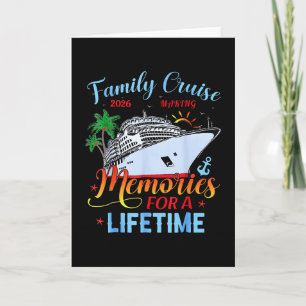 Family Cruise 2026 Family Matching Cruise Vacation Card