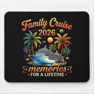 Family cruise 2026 family matching cruise vacation mouse pad