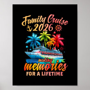 Family Cruise 2026 Family Matching Cruise Vacation Poster