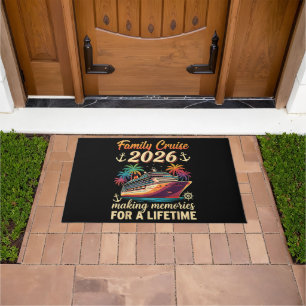 Family Cruise 2026 Making Memories for A Lifetime Doormat