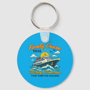 Family Cruise 2026 Making Memories Summer Vacation Key Ring