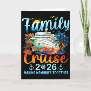 Family Cruise 2026 Making Memories Together Matchi Card