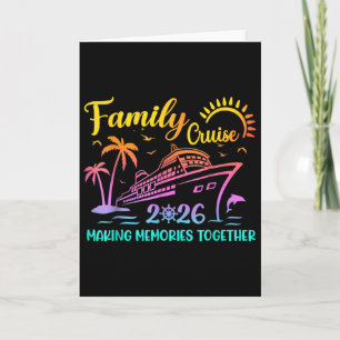 Family Cruise 2026 Making Memories Together Matchi Card