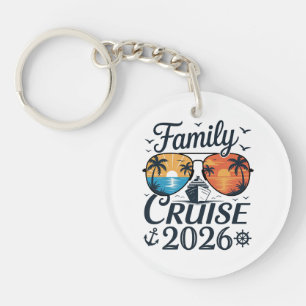 Family Cruise 2026 Summer Vacation Key Ring