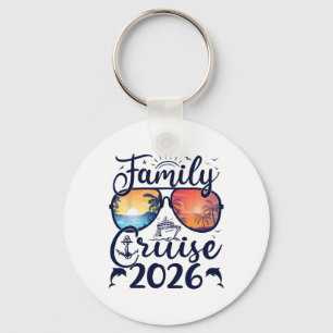 Family Cruise 2026 Summer Vacation Matching Family Key Ring