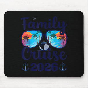 Family Cruise 2026 Summer Vacation Matching Family Mouse Pad