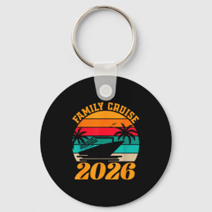 Family cruise 2026 summer vacation matching key ring