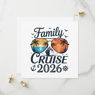 Family Cruise 2026 Summer Vacation Save The Date