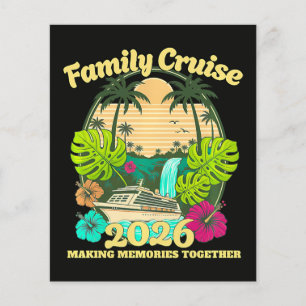 Family Cruise 2026 Vacation Flyer