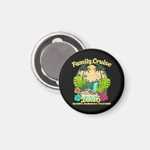 Family Cruise 2026 Vacation Magnet