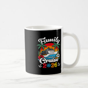 Family Cruise 2026 Vacation Sunset Tropical Trip K Coffee Mug