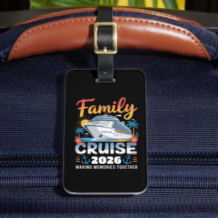 Family Cruise 2026 Vacation Trip Family Matching Luggage Tag