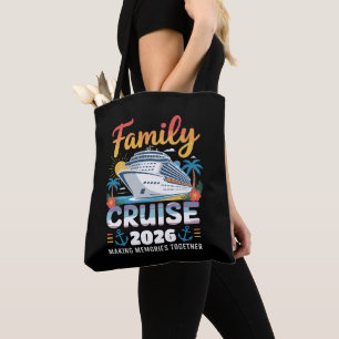 Family Cruise 2026 Vacation Trip Family Matching Tote Bag