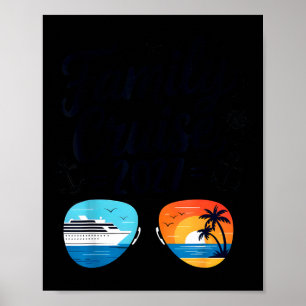 Family cruise 2027 summer vacation matching family poster