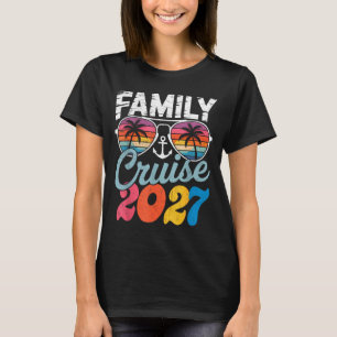 Family cruise 2027 summer vacation matching family T-Shirt