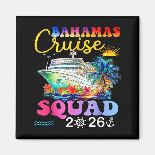 Family Cruise Bahamas 2026 Summer Matching Magnet