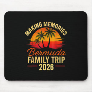 Family Cruise Bermuda 2026 Summer Matching Vacatio Mouse Pad