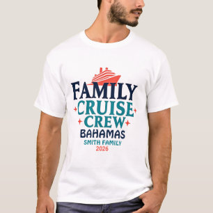 Family Cruise Crew Custom Matching T-Shirt