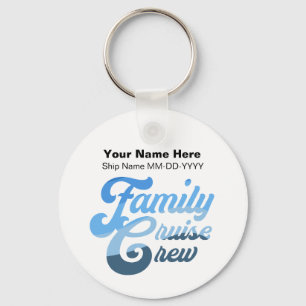 Family Cruise Crew Key Ring