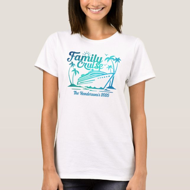 Family Cruise Custom T-Shirt (Front)