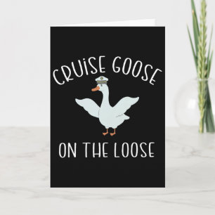 Family Cruise Goose On The Loose Card