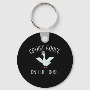Family Cruise Goose On The Loose Key Ring