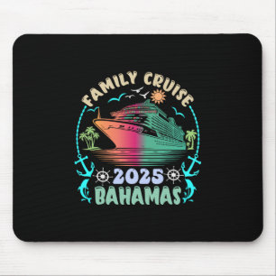 Family Cruise Hamas 2025 Summer Matching Vacation  Mouse Pad